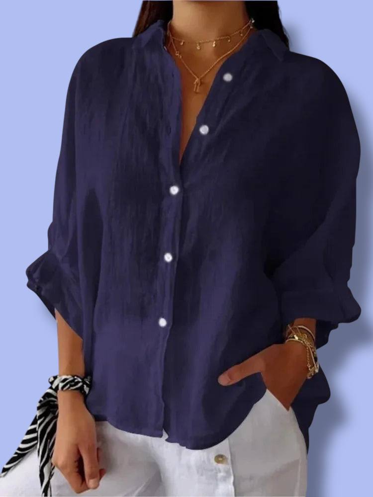 New Women’s Cotton Linen Shirt