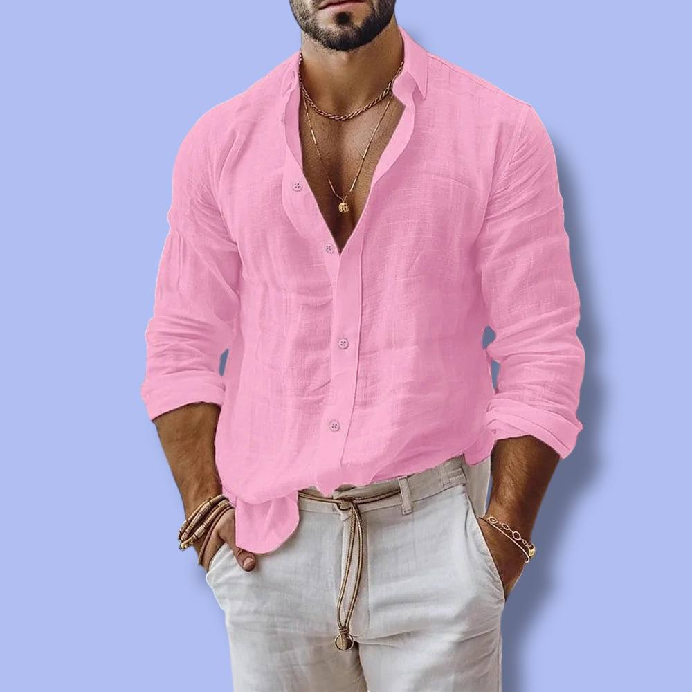 Men’s Cotton Linen Summer Shirt