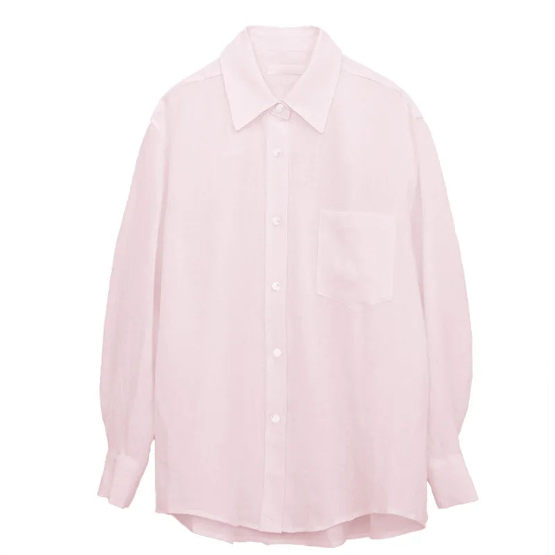Women’s Linen Long Sleeve Shirt