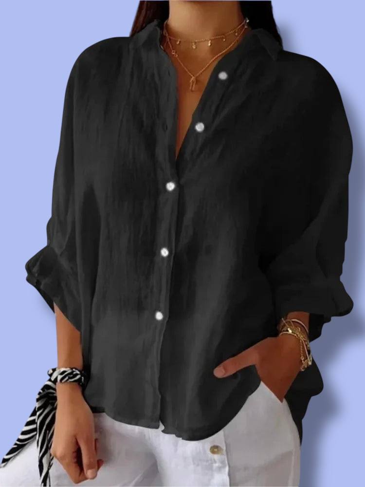 New Women’s Cotton Linen Shirt