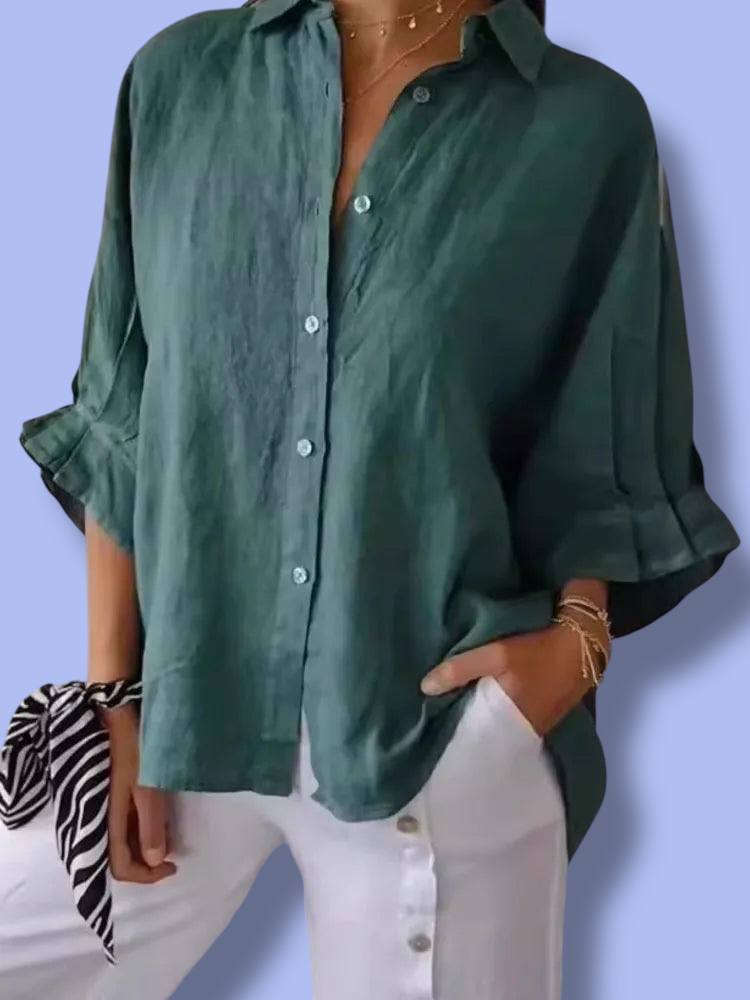 New Women’s Cotton Linen Shirt