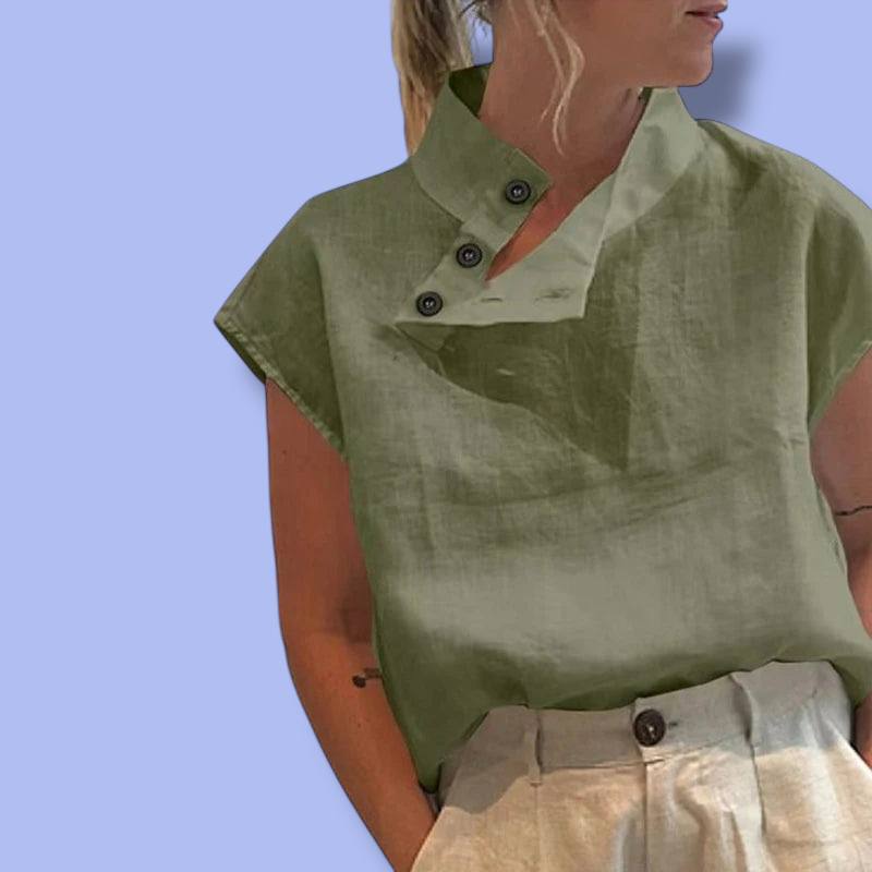 Women’s Cotton Linen Lightweight Shirt