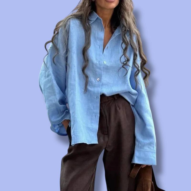 Women’s Spring Cotton Linen Shirt