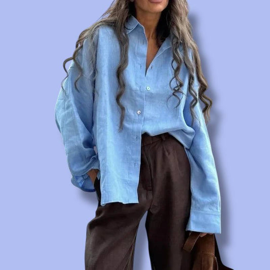 Women’s Spring Cotton Linen Shirt