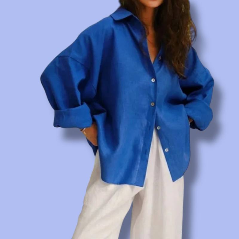 Women’s Spring Cotton Linen Shirt