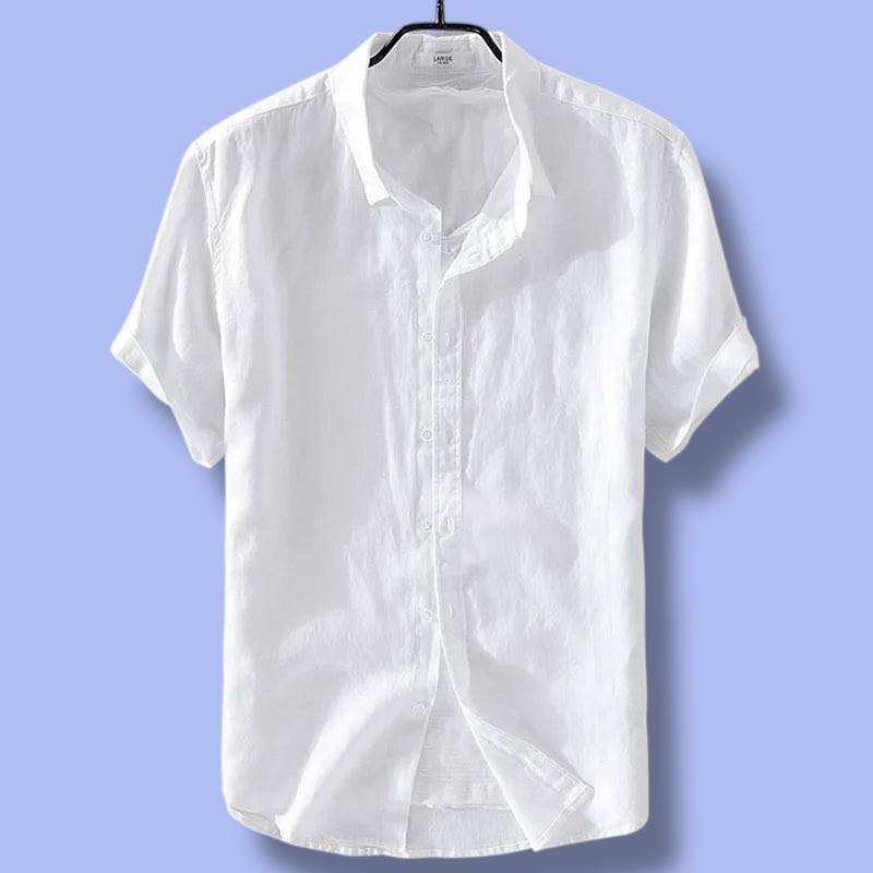 Pure Linen Short Sleeved Men’s Shirt