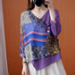 Women's half Sleeve V-Neck Oversized COTTON Linen T-Shirt