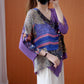 Women's half Sleeve V-Neck Oversized COTTON Linen T-Shirt