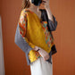 Women's half Sleeve V-Neck Oversized COTTON Linen T-Shirt
