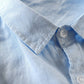 Men Three-Quarter Sleeve Pure Linen Shirt