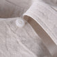 Men's Long Sleeve Cotton Solid Slim Fit Linen Shirts