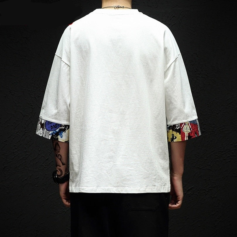 Men's Half Sleeve O-Neck Linen Cotton T Shirt