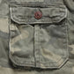Men's Long Sleeve Military Cargo Cotton Linen Shirt