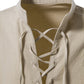 Men's Full Sleeve Mandarin Collar Cotton Linen Shirt
