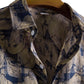 Men's Short Sleeve Slim Fit Vintage Button-Up Linen Shirt