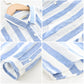 Men's Long Sleeve Button-Up Turn Down Collar Linen Shirt