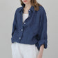 Women's Long Sleeve Casual Linen Oversized Shirt