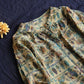 Women's Puff Sleeve O-Neck Cotton Linen Shirt
