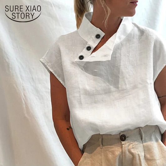 Women’s Cotton Linen Lightweight Shirt