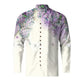 Men's Long Sleeve Button-Up Casual Imitation Linen Shirts