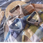 Men's Long-sleeved Turn-down Collar Cotton Linen Shirt