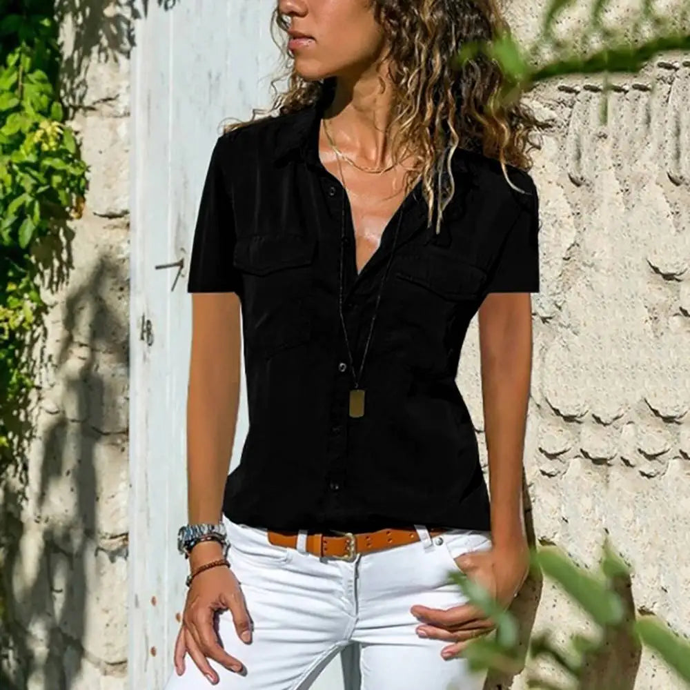 Women’s Basic Cotton Linen Crop Top