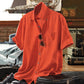 Men's Short Sleeve Casual Slim Cotton Linen Shirts