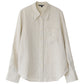 Women's Long-sleeved Solid Loose Fit Linen Shirt