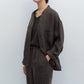 Women's  Long Sleeve Button-Up Linen Shirts