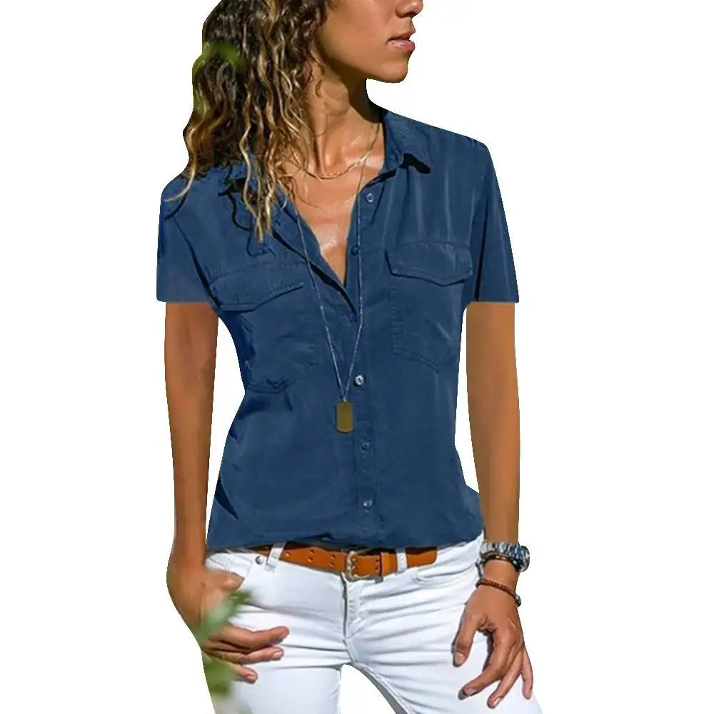 Women’s Basic Cotton Linen Crop Top