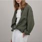 Women's Long Sleeve Casual Linen Oversized Shirt