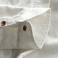Men's Long Sleeve Stand Collar Linen Cotton Shirt