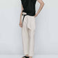 Women's Short Sleeve Button-Up, Cotton Linen Blouses